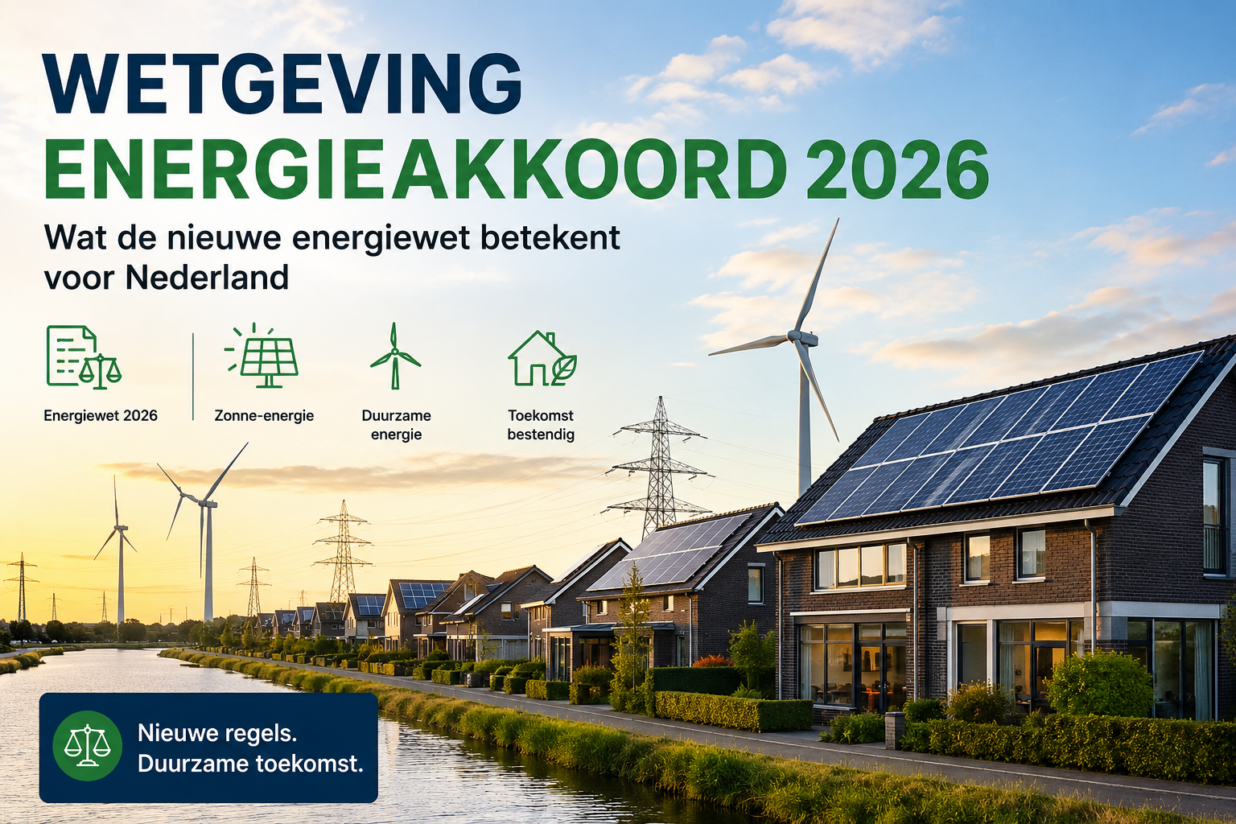 Wetgeving Energieakkoord 2026 and Energiewet 2026 in the Netherlands