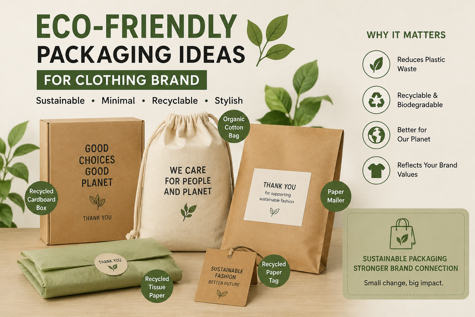 Eco friendly packaging ideas for clothing brand