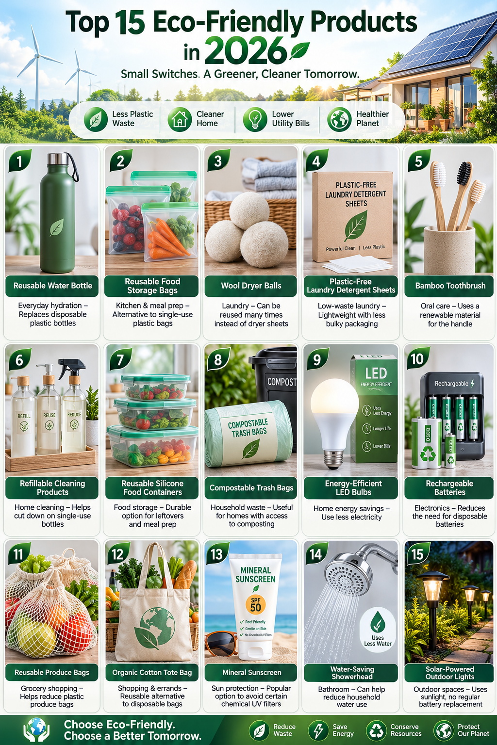15 Best Eco-Friendly Products in 2026 for Sustainable Living