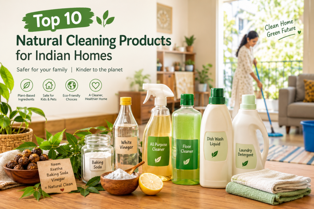 Top 10 Natural Cleaning Products for Indian Homes in 2026