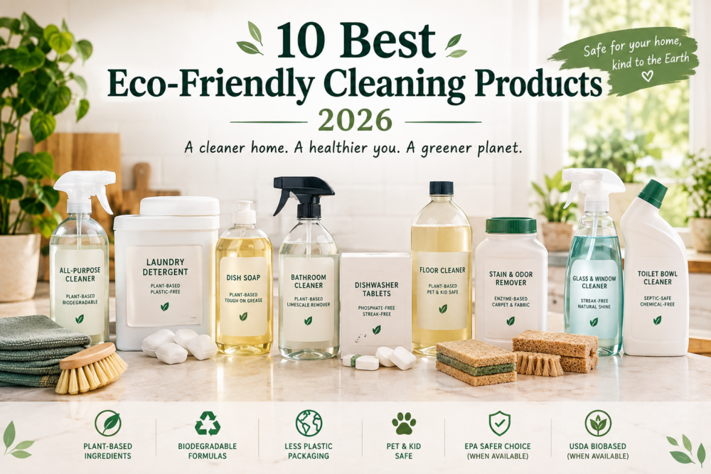 10 Best Eco-Friendly Cleaning Products 2026 a cleaner and greener home in 2026