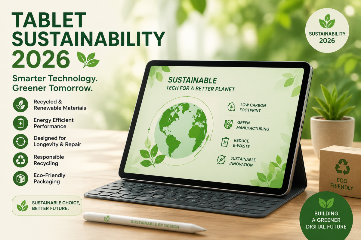 Tablet Sustainability 2026 sustainable tablet technology in US homes