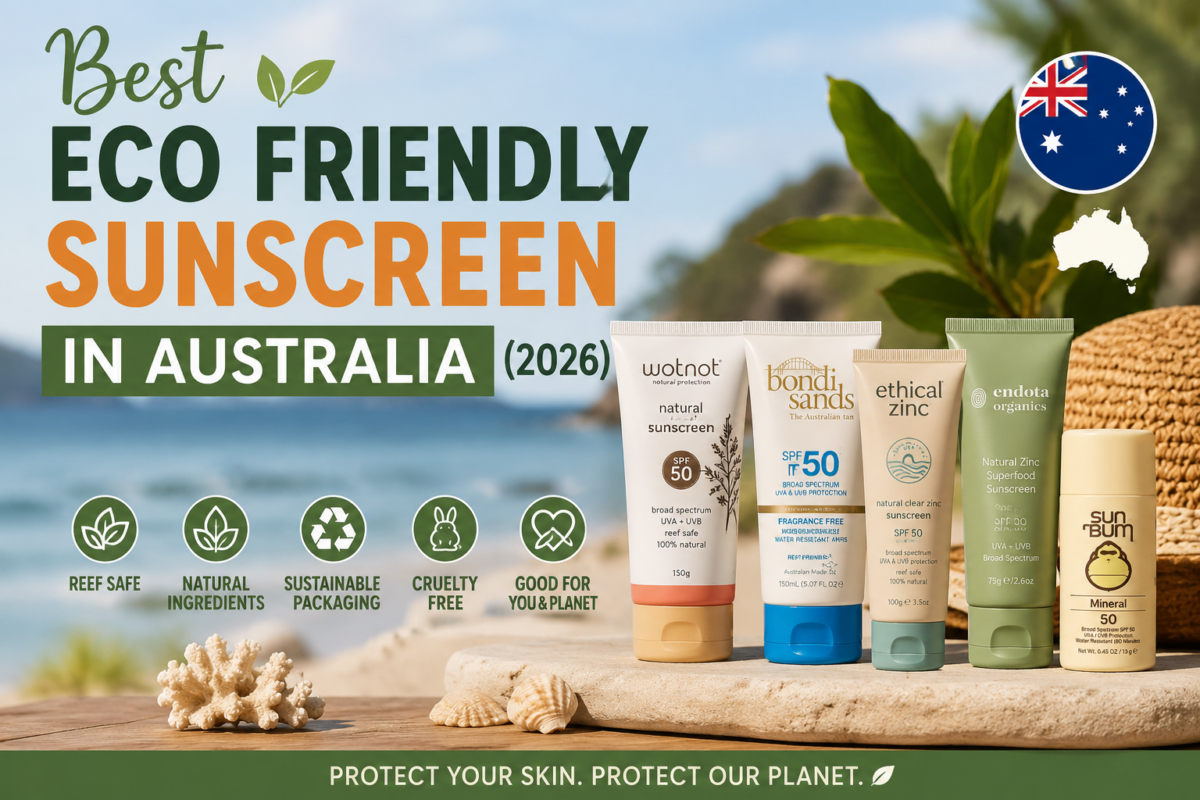 Best eco friendly sunscreen in Australia 2026 with mineral SPF50+ protection